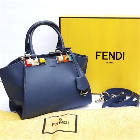 fendi petite 3jours handbag leather|FENDI Vitello Dolce Petite 3Jours Tote Amido .